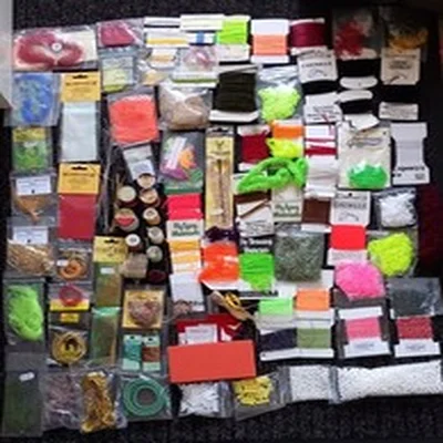 Lot 401. Fly Tying Materials.  Large Mixed Lot.