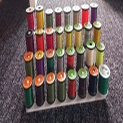 32 Fly Tying Threads With Stand. Fly Tying Materials.