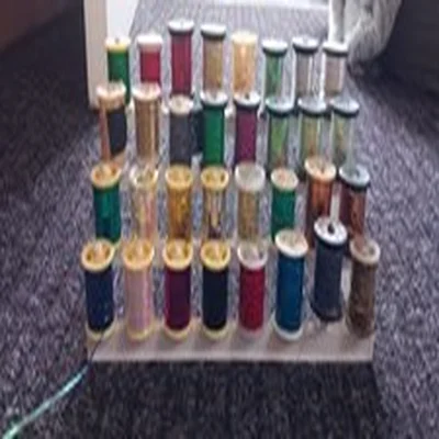 32 Fly Tying Tinsels With Stand. Fly Tying Materials.