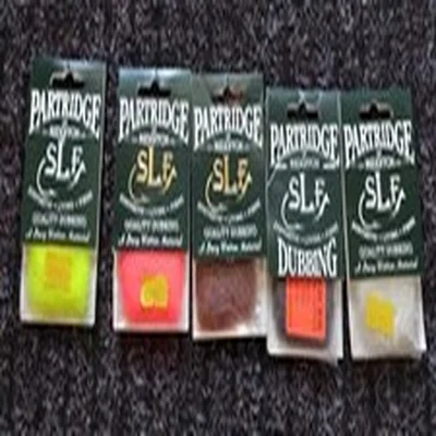 Lot 99. Fly Tying Materials. Partridge SLF Dubbing. X 5.