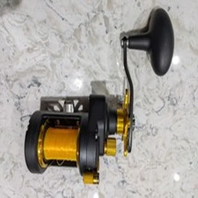 Penn Fathom II.15. Black/Gold Star Drag Bait Casting Reel.