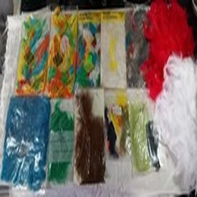 Lot E. Fly Tying Materials. Mixed Saddle Hackles  And Others. 