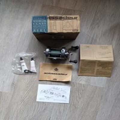 Abu Ambassadeur 6500 CS Rocket, gun metal grey Multiplier Reel Made In Sweden