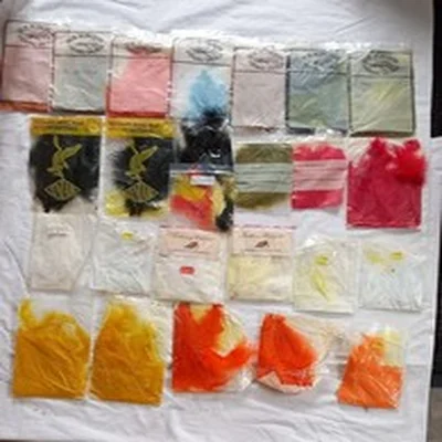 Lot 50. Vintage Fly Tying Materials. Mixed Marabou.