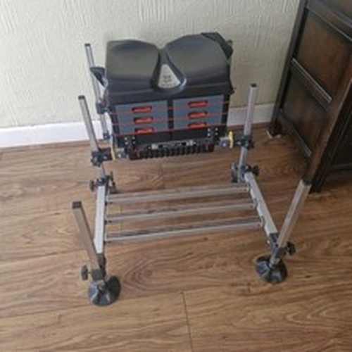 Octoplus Fishing Seat Box - Black - Plastic