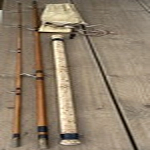 Antique R.Chapman “Peter Stone” 600 3 piece split cane rod approx 12ft