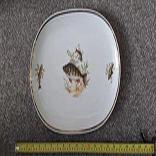 vintage coarse fishing plates x7 