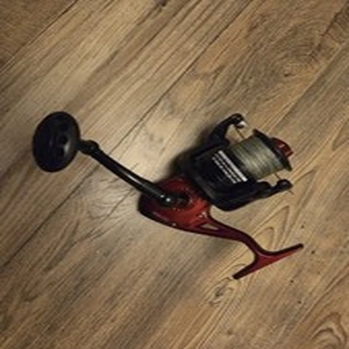 Silstar FD 7000 Fishing Reel - Red - with 40lb braid