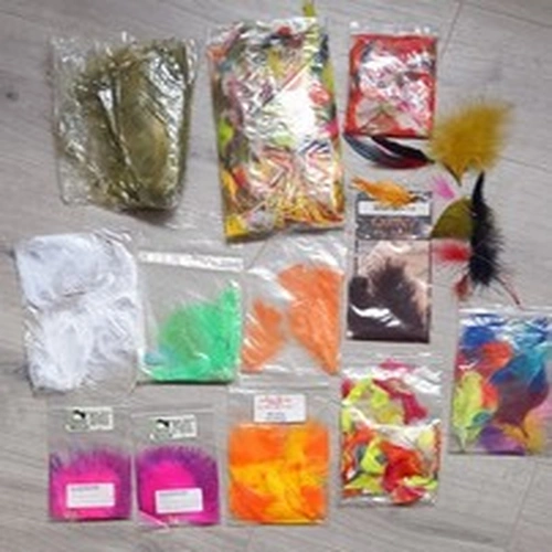 Lot 406.  Fly Tying Materials. Mixed Lot Of Feathers