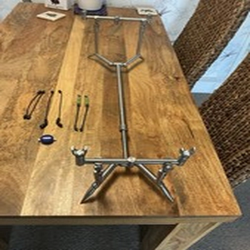 Summit Tackle Colosseum Pod Low Profile With 2 Rod Fixed Buzz Bars Stainless