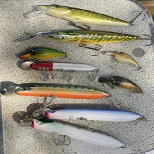 Joblot pike etc Lures Abu Hi-Lo x 3- 1 x vintage Abu Hi-lo Japanese- salmo  