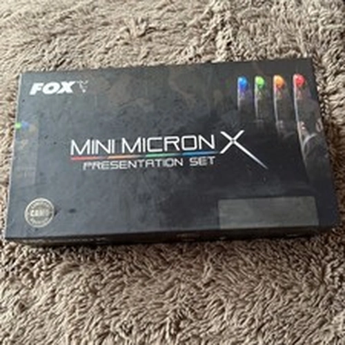 Fox Mini Micron X Ltd Edition Camo Presentation Set Used Fishing Plse  Read Desc