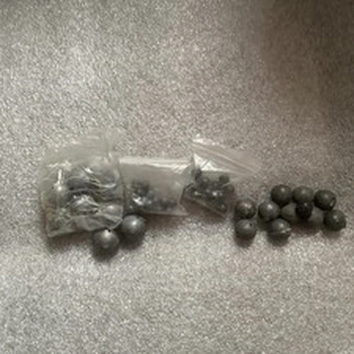 Round Drilled Fishing Weights  