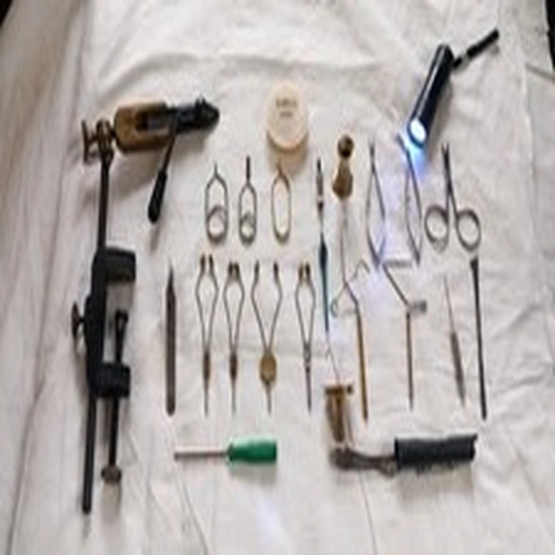 Lot 501. Fly Tying Materials. Fly Tying Tools. Fly Tying Eqiupment.
