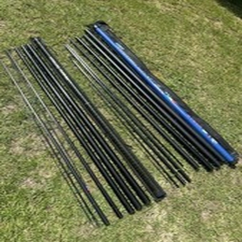2 Good Cheap Poles - 9.5m & 8m - Two Top Kits With Each