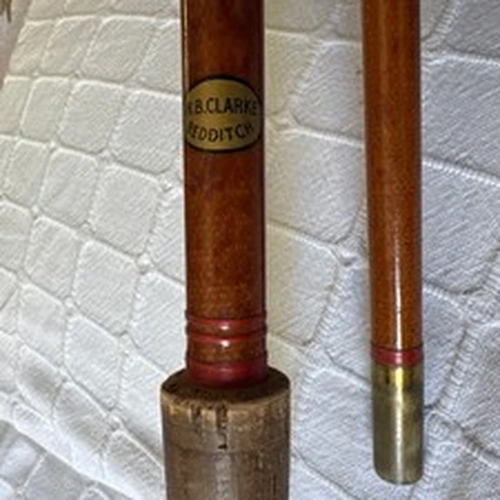 3 Piece Cane Coarse Fishing Rod 11ft 9 Ins Hand Made For W B Clarke Redditch VGC