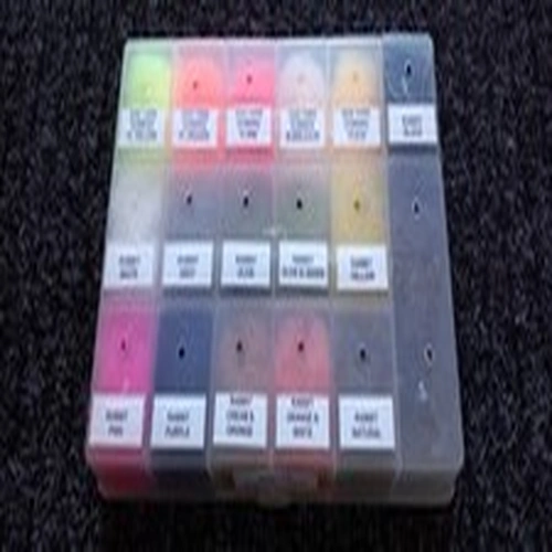 Lot 407. Fly Tying Materials. Rabbit Fur And Egg Yarn Dubbing With Box.