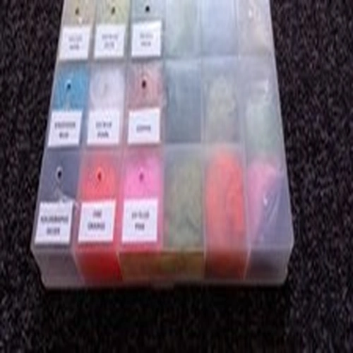 Lot 50. Fly Tying Materials.  Mixed Synthetic Dubbing With Box.