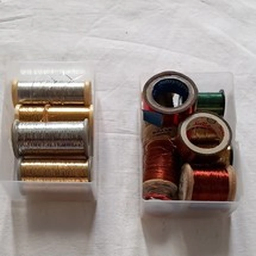Lot 206. Fly Tying Materials. Mixed Wires And  Tinsel.