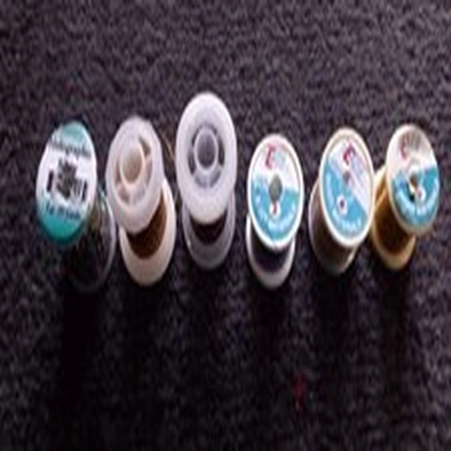 Lot 102. Fly Tying Materials. Holographic Tinsel x 4 and Wire x 2.