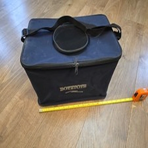 Vintage Boyztoys Bag Folding Fishing Flask Holder Hole Compact Lightweight 99p 