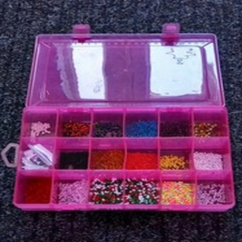 Lot 49. Mixed Beads With Box. Fly Tying Materials.  Fly Fishing.