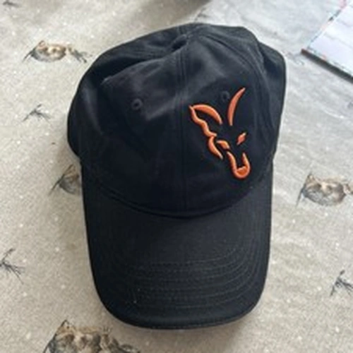 Used Fox Collection Baseball Cap - Black and Orange  - Carp Fishing Hat