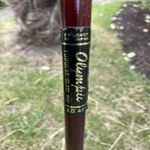 Olympic Tubular Glass Fly Rod  No 485 With Intrepid Spool And Line