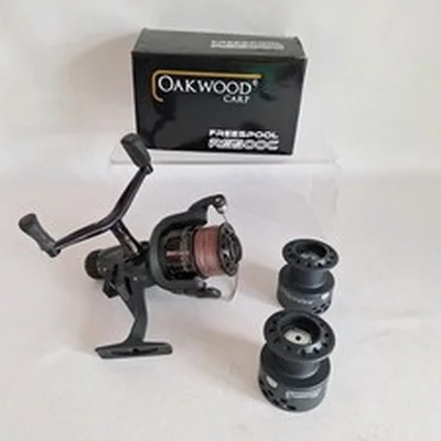 Oakwood RS 500 C Carp Fishing Reel with 2 Spools and Box - Good Condition