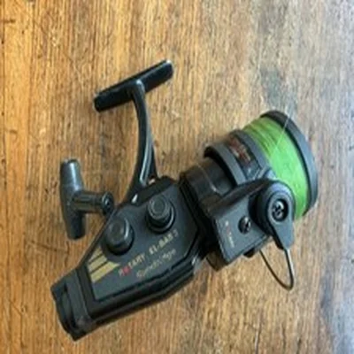Sundridge EL-BAS 3 Rotary Fishing Reel with a spool full of line, bagged