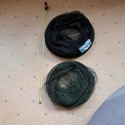 A pair of Large Keep nets for fishing