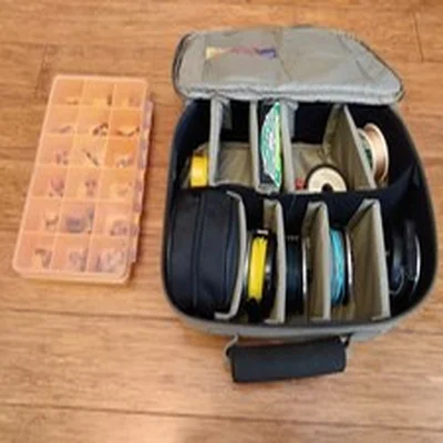 Snowbee Fly Fishing Case With Reels, Line and Box Of Flies