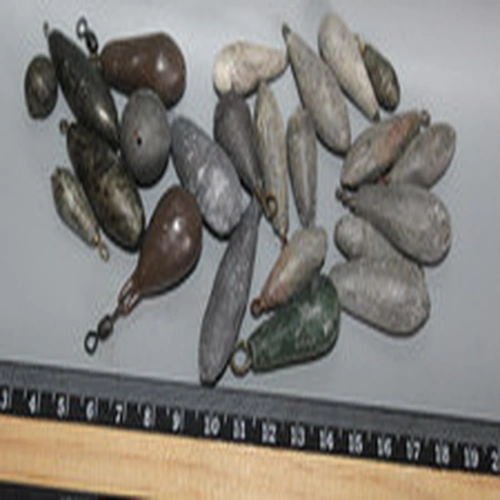 COARSE FISHING LEGER WEIGHTS SOME VINTAGE LEAD MOSTLY ALESEY BOMBS