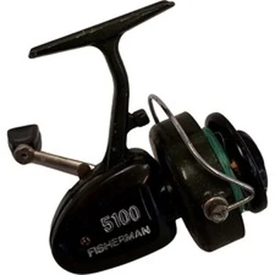 Vintage Fisherman 5100 Spinning Reel Classic Fishing Gear Collectible