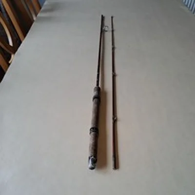 Edgar Sealey ESS 7 ft 2 piece glass spinning rod needs tidying