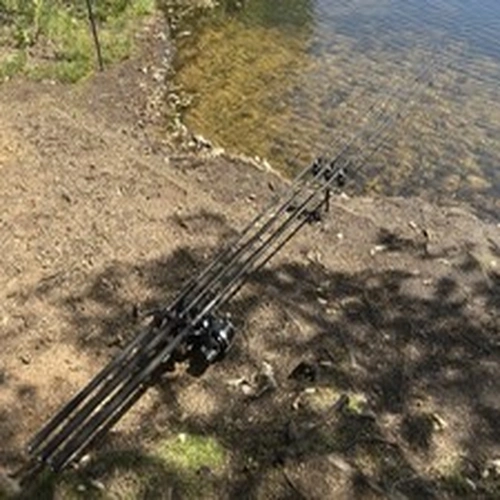 3x Gardner GTD Carp Rods 12ft 3lb 6oz