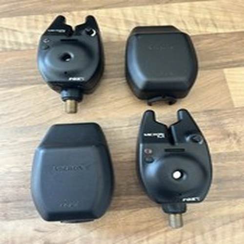 Fox Micron M Bite Alarm x 2 with Hard Case Carp Fishing Tackle