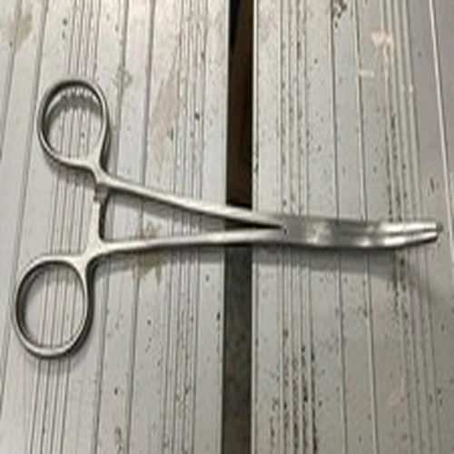 7 Inch Curved Forceps Stainless Steel For Fishing