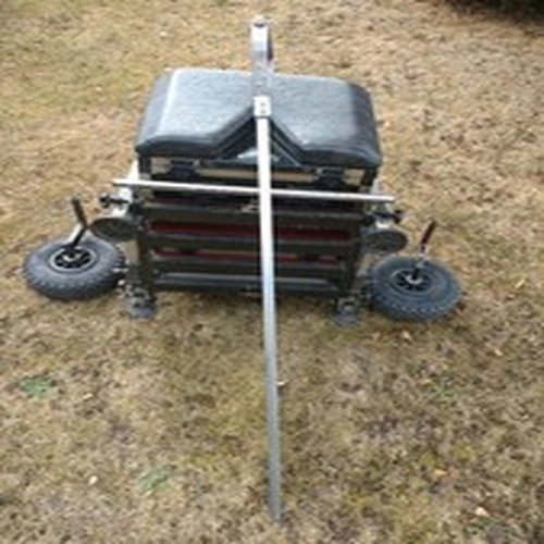 Milo Modulo M35 fishing seat box with legs, 7 drawers, side tray  and footplate 