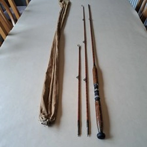 Unusual Split Cane Fishing Rod With 2 Tips To Make 6ft 3 Rod And 8ft 6 Rod