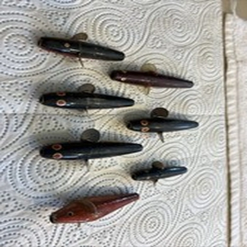 Vintage fishing spinners.  