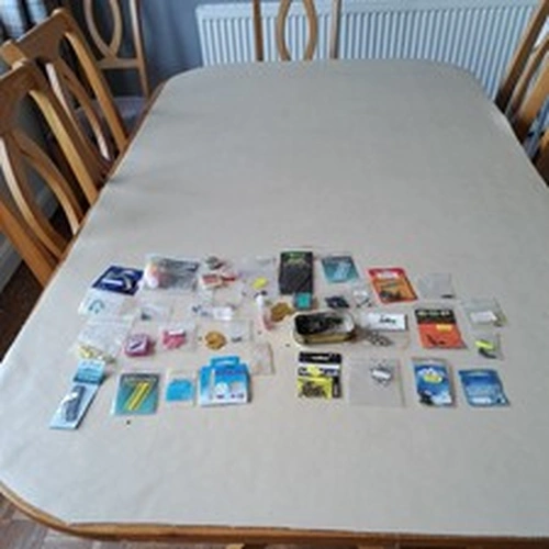 Large selection of fishing terminal tackle, much unopened