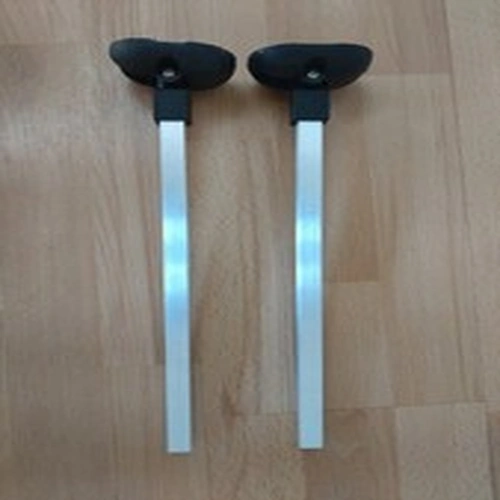 2 x Seat Box Leg inserts  15mm Square, Oval feet, 30cm Long suit Preston boxes.