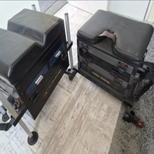 Daiwa and Steve Clayton course fishing seatbox's