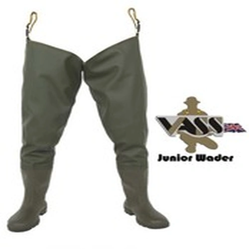 Vass-Tex 600 Junior Thigh Waders - Studded size 3 uk 