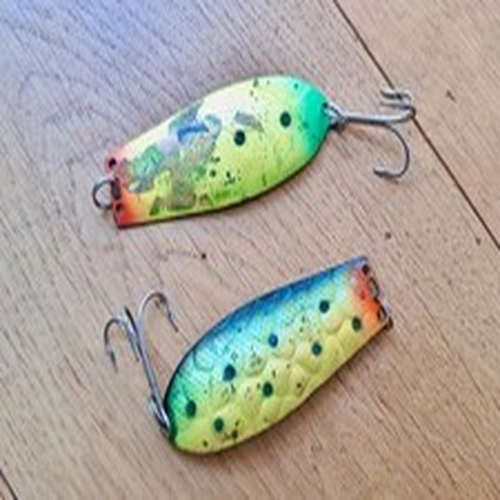 Two Kuusamo Professor "Onega" spoons - great lures for pike