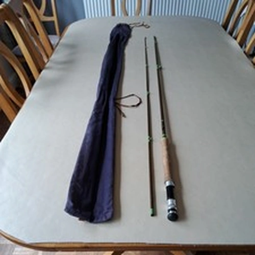 Vintage Celglass Fly Fishing Rod supplied by Stammers 2 piece 8 ft