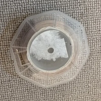 Snowebee clear intermediate line (slime line) #7 with backing.