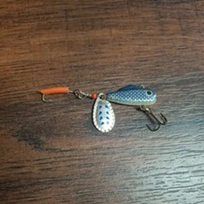 Vintage Abu Spin-Fin S Silver 12g Sweden Fishing Lure