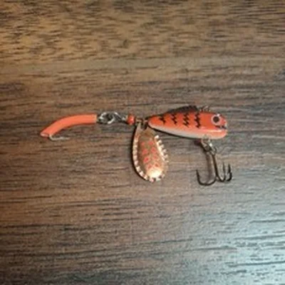 Vintage Abu Spin-Fin K Copper 12g Sweden Fishing Lure